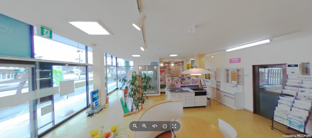 画像をクリックで360°が表示されます